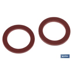 ARANDELA DE FIBRA ROJA M-4...