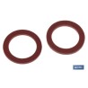 ARANDELA DE FIBRA ROJA M-6 X 10 X 1,5
