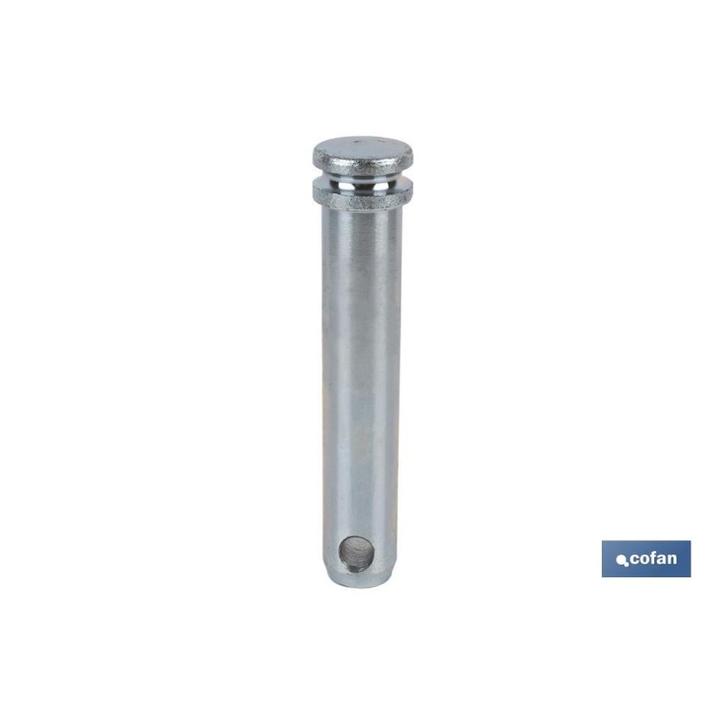 PERNO PARA TERCER PUNTO CON CABEZA Ø28 X 130 MM