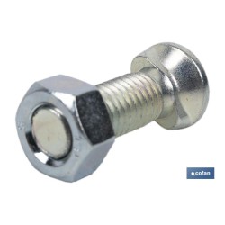 TORNILLO DOS PRISIONEROS C-8.8 M-12X40 ZINCADO