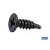 TORNILLO AUTOT. EXTRAPLANO 4,2 X 14 NEGRO