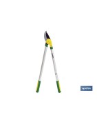 Tijeras de poda con multiplicador tipo yunque de 790 mm