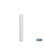 Rollo de lámina cubretodo de polietileno | Grosor de 7 micras | Medida de 2 metros de ancho y 50 metros de largo