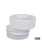 Manguito de Conexión | Excéntrica para Inodoro | Salida de Ø110 mm | Fabricado de EVA